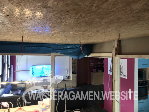 Decke mit OSB3 fertiggestellt