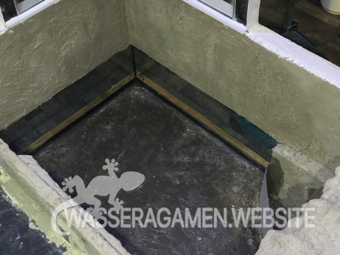 Wasserarmen Terrarium