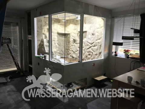 Wasserarmen Terrarium